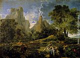 Nicolas Poussin Landscape with Polyphemus painting